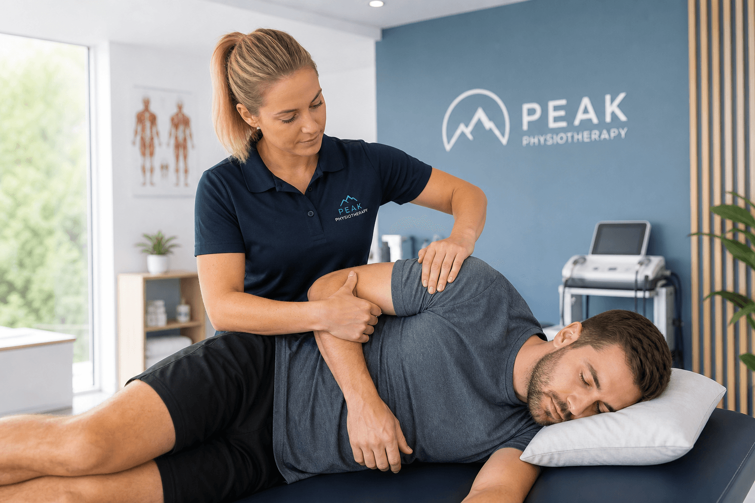 Manual therapy session at Cure Theraphy
